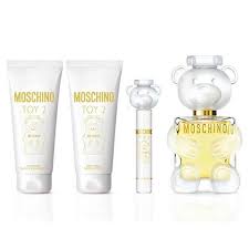 GIFT/SET MOSCHINO TOY 4 PCS. BY MOSCHINO: 3.4 EDP SPRAY,3.4 BODY LOTION,3.